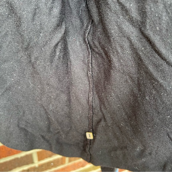 Ziva Black and Blue Hem Square Button Sweater Cardigan - Picture 5 of 5